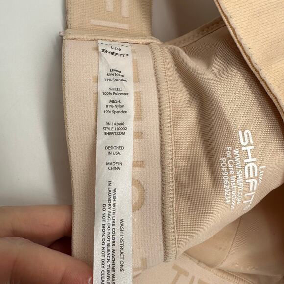 Shefit Luxe Ultimate High Impact Zip Front Sports Bra Size Large Fitness - Picture 10 of 10